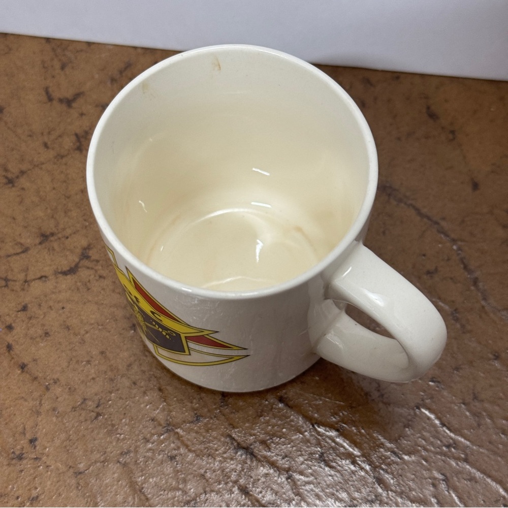 White Collectable Knights Of Columbus Ceramic Coffee Mug - Picture 3 of 4
